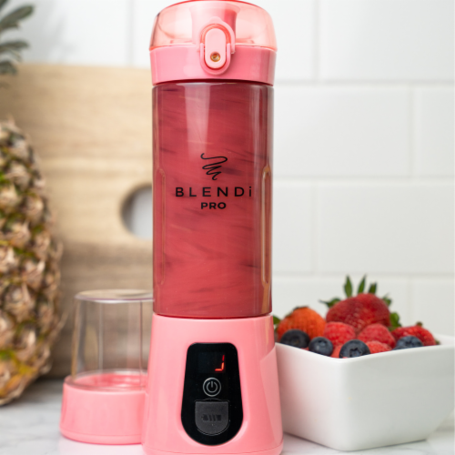 BLENDi® PRO+ PORTABLE BLENDER (17.5OZ) PINK Perspective: back