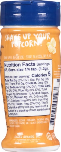 Kernel Seasons® Churro Popcorn Seasoning Perspective: back
