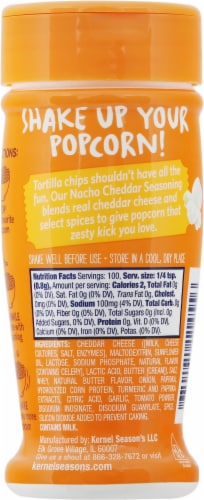 Kernel Season's Nacho Cheddar Popcorn Seasoning Perspective: back