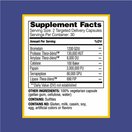 Enzymedica, Repair Gold, Supports Recovery&Helps Relieve Joint & Muscle Discomfort,60 VegCaps Perspective: back