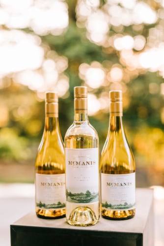 McManis Family Vineyards Pinot Grigio White Wine Perspective: back