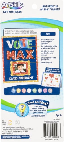 ArtSkills® Glitter Shakers with Craft Glue Perspective: back