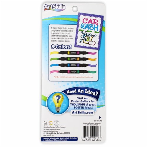 ArtSkills® Bright Dual-Ended Poster Markers, 4 pk - Pay Less Super Markets