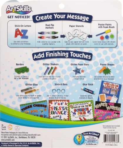 ArtSkills® Poster Making Kit Perspective: back