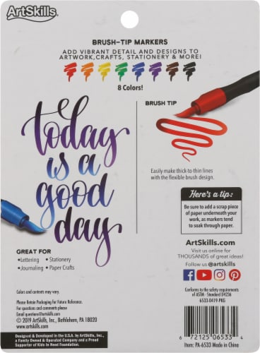 ArtSkills® Dual Tipped Permanent Markers Perspective: back