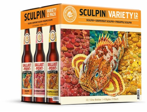 Ballast Point Sculpin Variety Pack Perspective: back