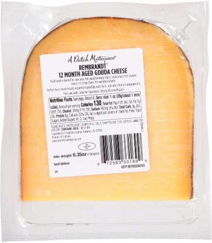 Dutch Masterpiece® Rembrandt Extra Aged Gouda Perspective: back