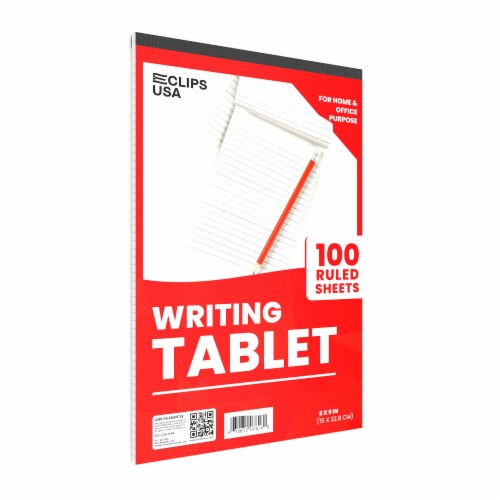 E-Clips USA Ruled Writing Tablet 48-Units Perspective: back