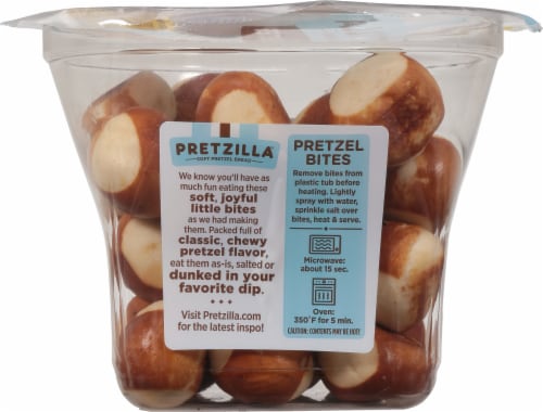 Pretzilla® Soft Pretzel Bread Bites Perspective: back