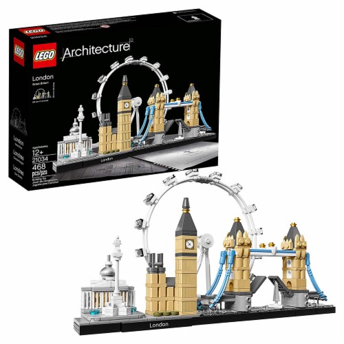 LEGO Architecture Skyline Collection London City 468 Piece Block Building Set Perspective: back