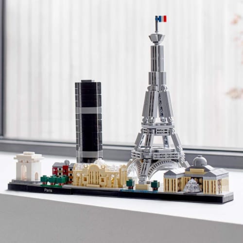 LEGO 21044 Architecture Skyline Collection Eiffel Tower Building Set (694 Piece) Perspective: back