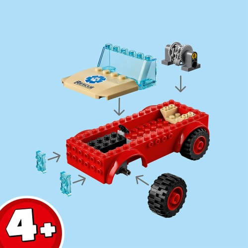 60301 LEGO® Wildlife Rescue Off-Roader Building Toy Perspective: back