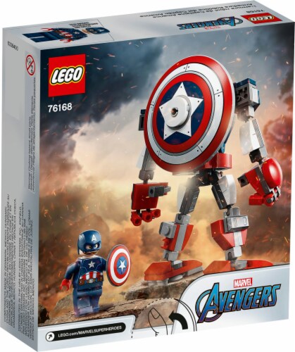 LEGO® Marvel Avengers Captain America Mech Armor Building Set Perspective: back