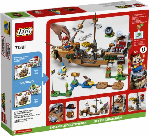 LEGO® Super Mario™ 71391 Bowser's Airship Building Set Perspective: back
