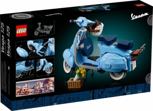 LEGO® Vespa Pastel Blue Building Kit Toy Perspective: back