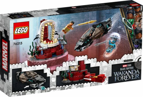 LEGO® Marvel Black Panther Wakanda Forever Super Heroes King Namor's Throne Room Building Toy Perspective: back