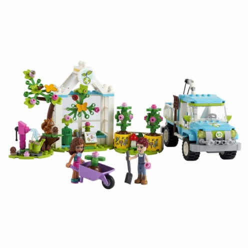 LEGO® Friends Tree-Planting Vehicle Set Perspective: back