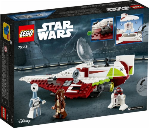 75333 LEGO® Star Wars Obi-Wan Kenobi's Jedi Starfighter Building Toy Perspective: back