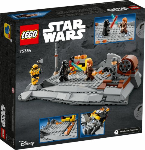 LEGO® 75334 Star Wars™ Obi-Wan Kenobi™ vs. Darth Vader™ Building Set Perspective: back