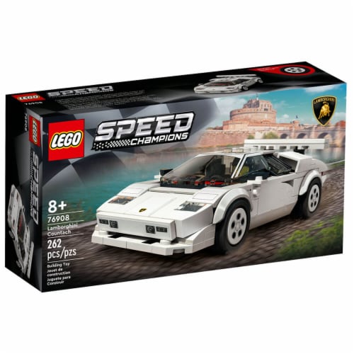 LEGO® Speed Champions Lamborghini Countach Building Set Perspective: back