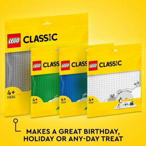 LEGO® Classic Gray Baseplate Building Set Perspective: back