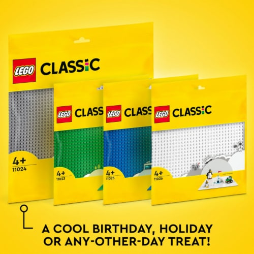 LEGO® Classic White Baseplate Building Set 11026 Perspective: back