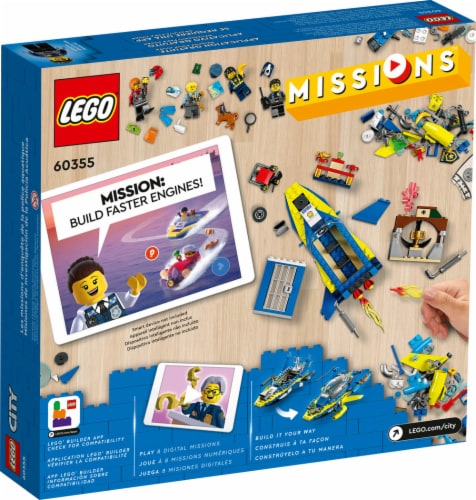LEGO® 60355 Water Police Detective Mission Building Set Perspective: back