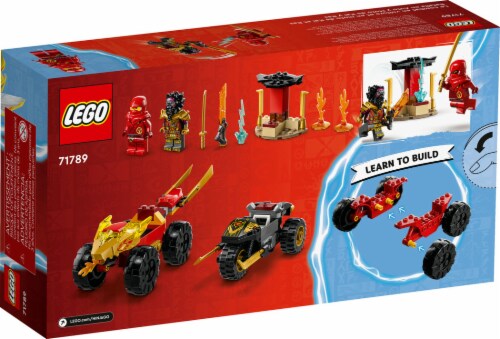 LEGO Ninjago Dragons Rising Kai and Ras's Car and Bike Perspective: back