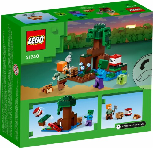 21240 LEGO® Minecraft The Swamp Adventure Building Toy Perspective: back