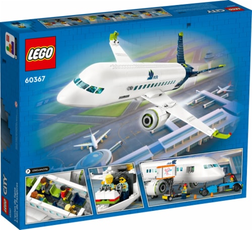 LEGO® City Passenger Airplane Building Set Perspective: back