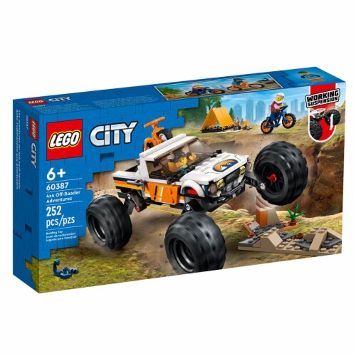 LEGO® 60387 City 4x4 Off-Roader Adventures Building Toy Perspective: back