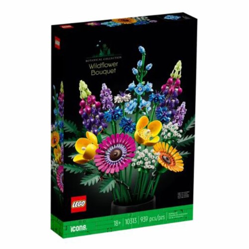 LEGO® Botanical Collection Wildflower Bouquet 10313 Building Set Perspective: back