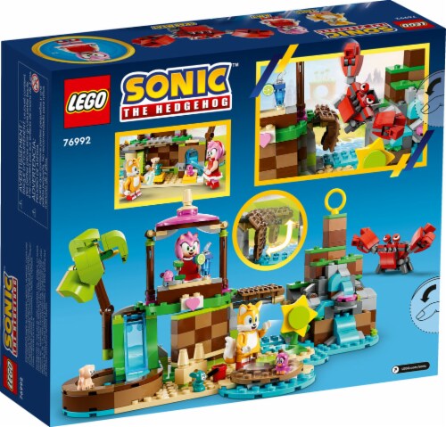 LEGO® Sonic The Hedgehog™ Amy's Animal Rescue Island Building Set Perspective: back