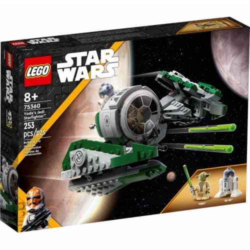 LEGO® Star Wars™ Yoda's Jedi Starfighter™ Building Set Perspective: back
