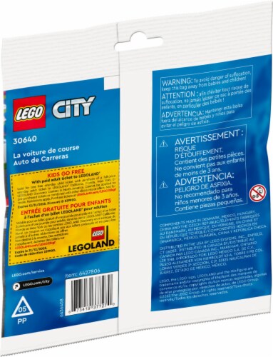 LEGO 30640 City Race Car Building Toy Perspective: back
