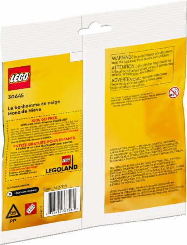 LEGO® 30645 Creator™ Snowman Building Set Perspective: back