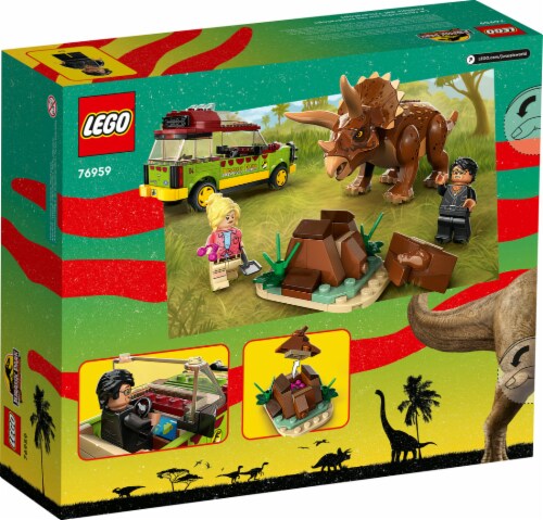 LEGO Jurassic Park Triceratops Research, Jurassic World Toy, Fun Birthday  Gift Idea for Kids Ages 8 and Up, Featuring a Buildable Ford Explorer Car