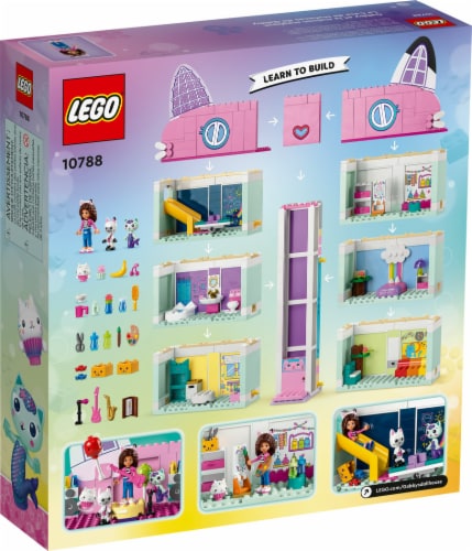 Lego 10788 Gabby's Dollhouse Building Set Perspective: back