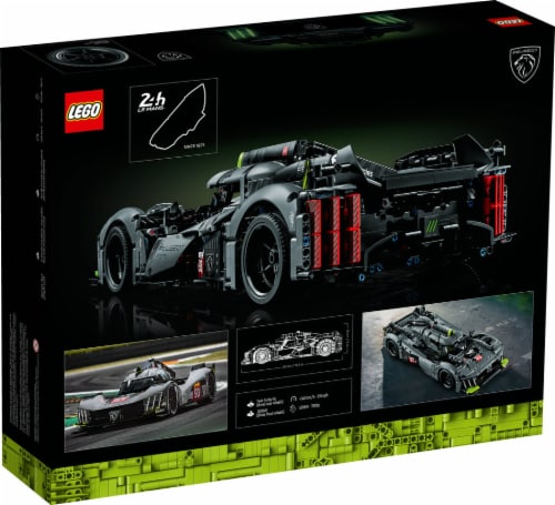 LEGO PEUGEOT 9X8 24H Le Mans Hybrid Hypercar Perspective: back