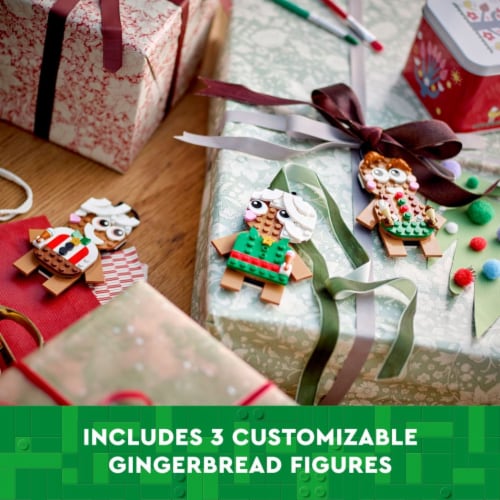 LEGO Gingerbread Ornaments Building Toy, 40642 Perspective: back