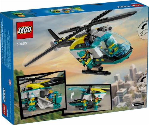 60405 LEGO® City Emergency Rescue Helicopter Perspective: back