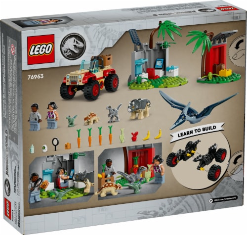 76963 LEGO® Baby Dinosaur Rescue Center Perspective: back