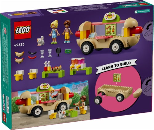 LEGO® Friends Hot Dog Food Truck Building Toy Set 42633 Perspective: back