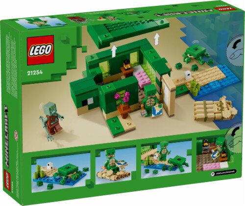 LEGO® Minecraft 21254 The Turtle Beach House Perspective: back