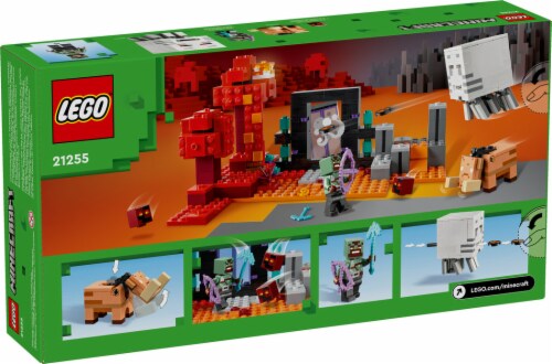 Lego® Minecraft 21255 The Nether Portal Ambush Set Perspective: back