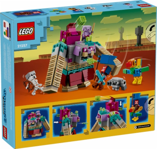 Lego® Minecraft Legends 21257 The Devourer Showdown Set Perspective: back