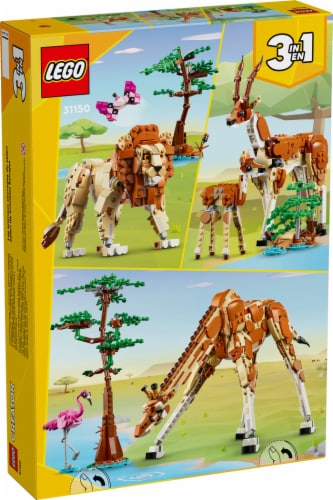Lego® Creator™ 31150 Wild Safari Animals 3 In 1 Set Perspective: back