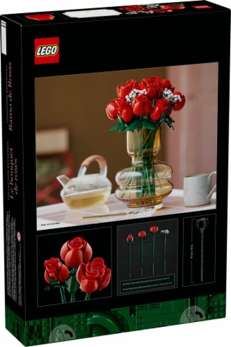 LEGO® Bouquet of Roses 10328 Building Set Perspective: back