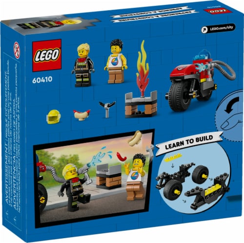 LEGO® City Fire Rescue Motorcycle Perspective: back