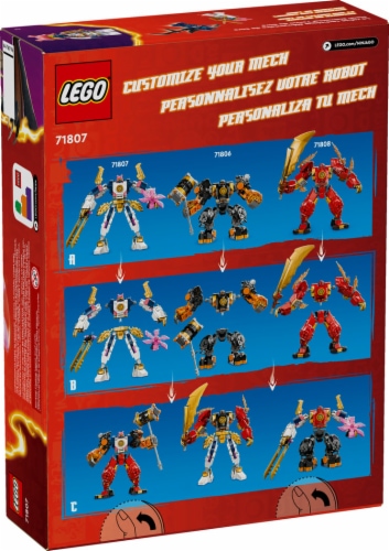 LEGO® Ninjago® Dragon's Rising Sora's Elemental Tech Mech 71807 Building Set Perspective: back